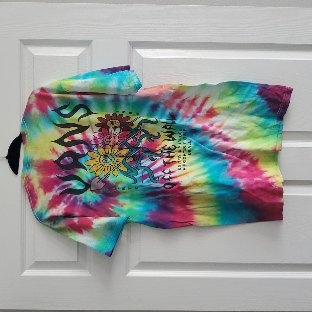 Vans Multicolor Tie-Dye T-Shirt Size M - Picture 3 of 4
